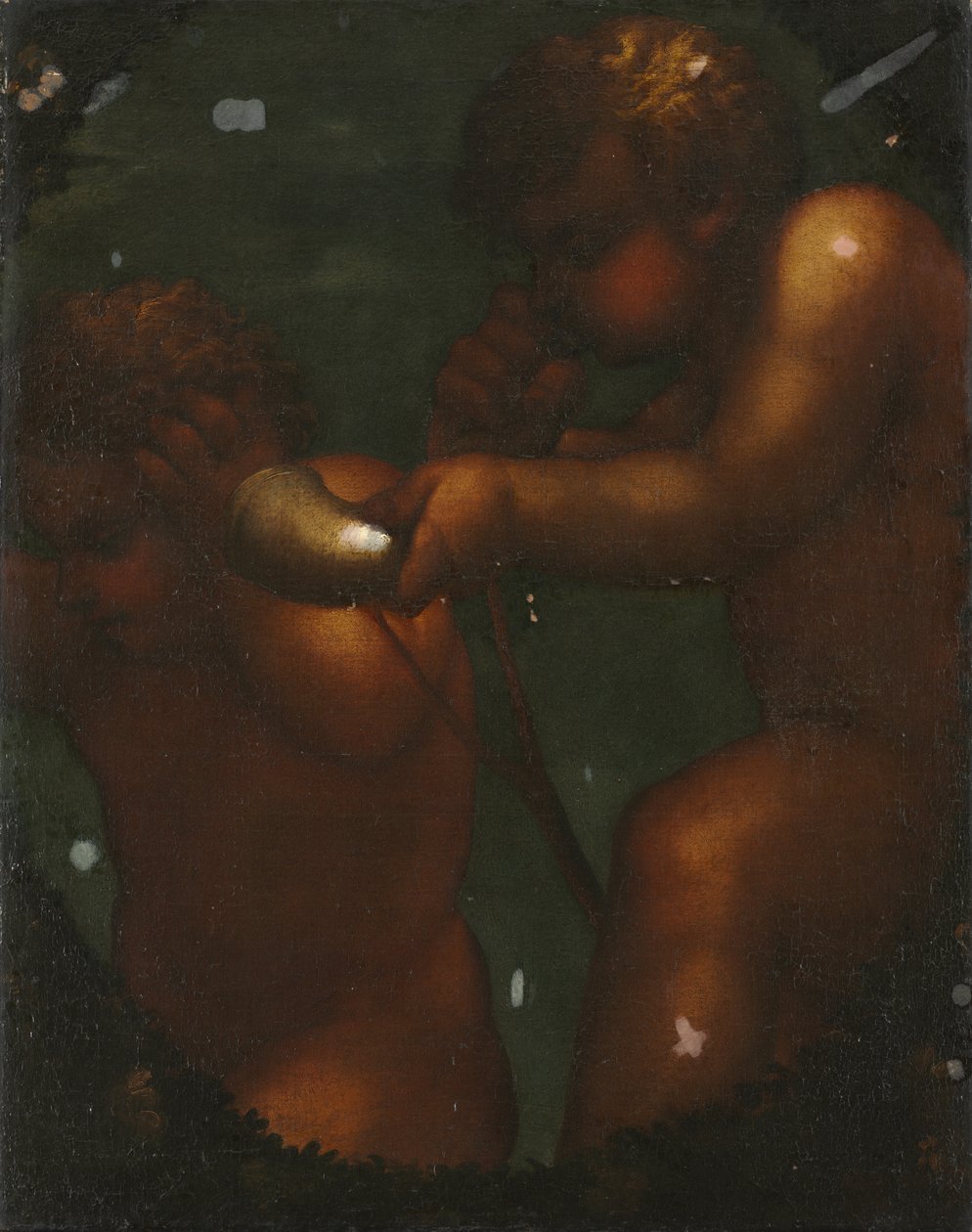 İki Putti by Unknown artist