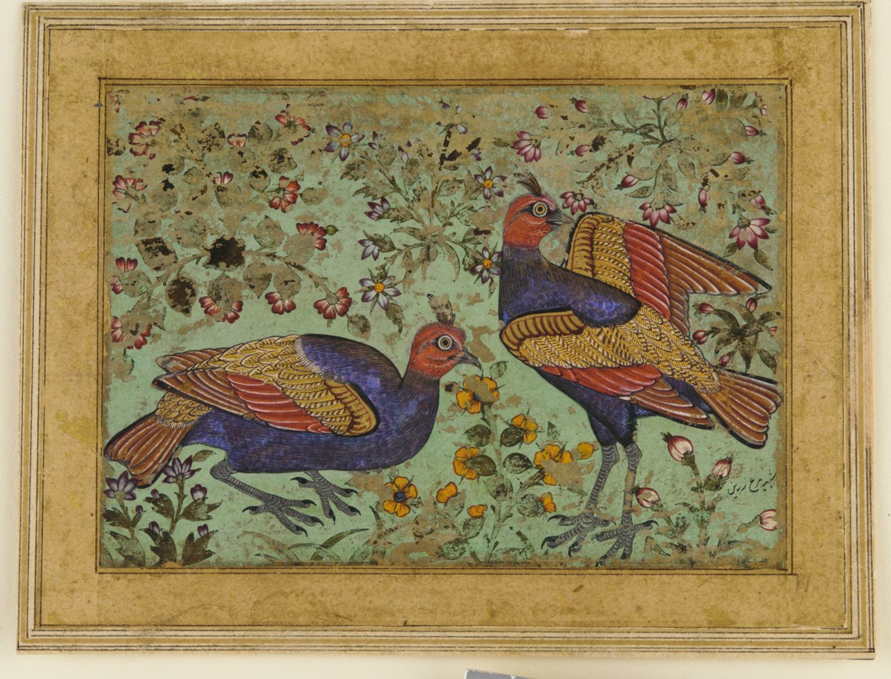iki sülün by Unknown artist