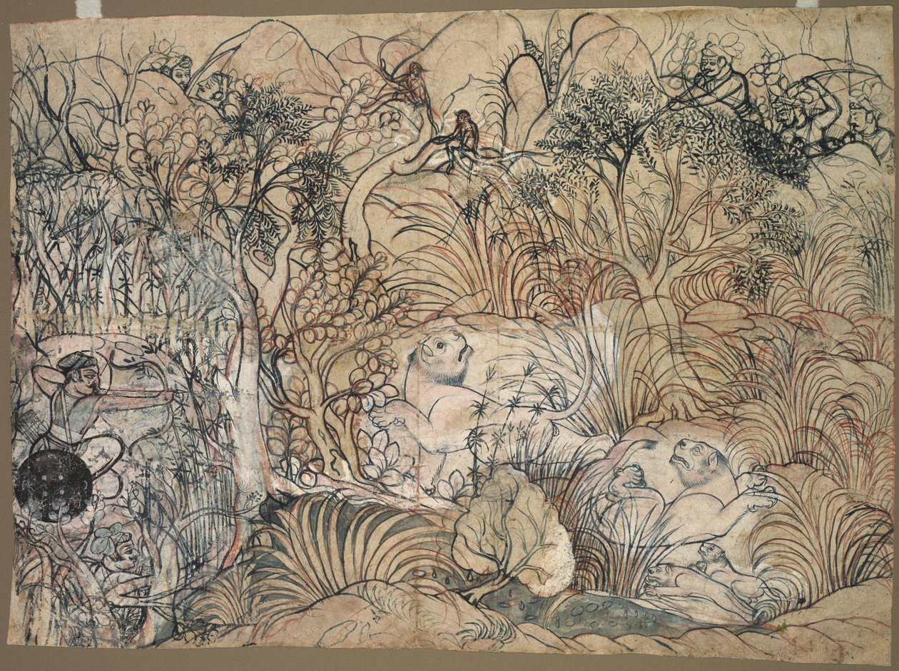 Kota Av Aslanlarından Umed Singh by Unknown artist