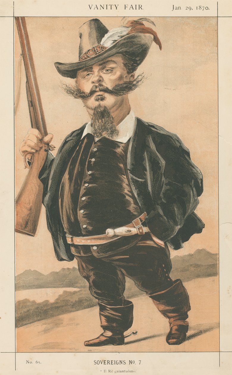 Gösteriş Fuarı: Royalty; 'Il Re Galantoumo', Victor Emanuel, 29 Ocak 1870 by Unknown artist