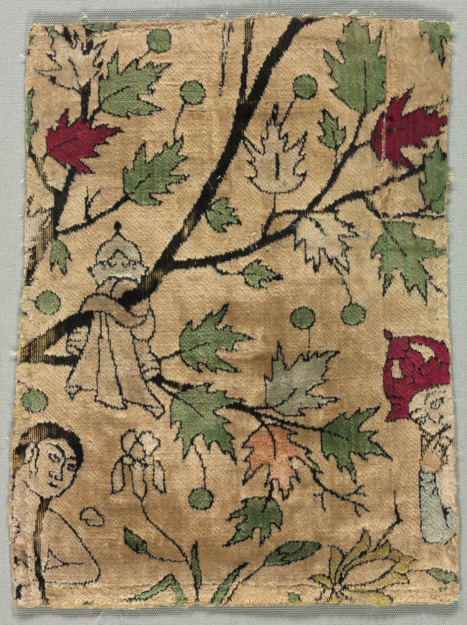 Kadife Parçası, Khusrau Şirin Banyosunu Görüyor by Unknown artist
