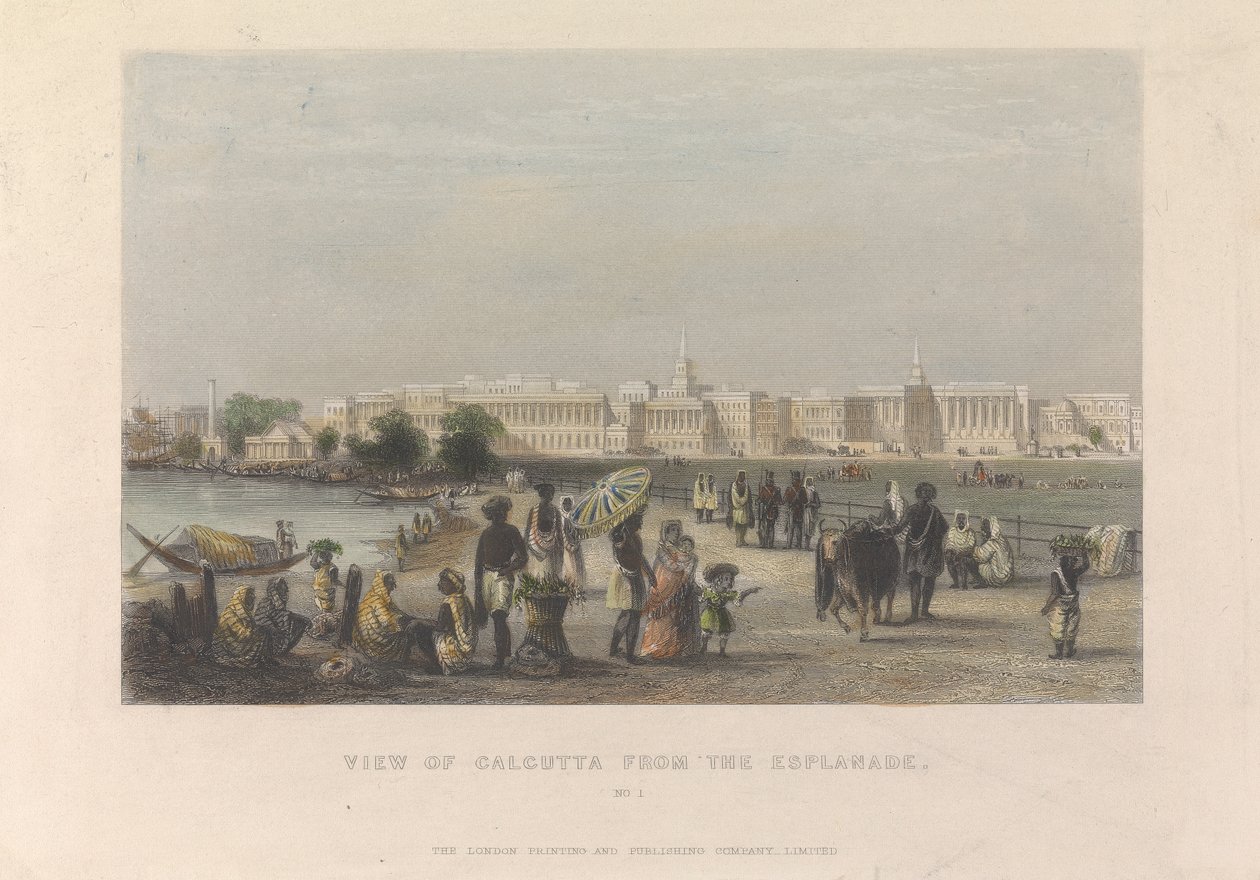 Esplanade'den Kalküta'nın görünümü, No. 1 by Unknown artist