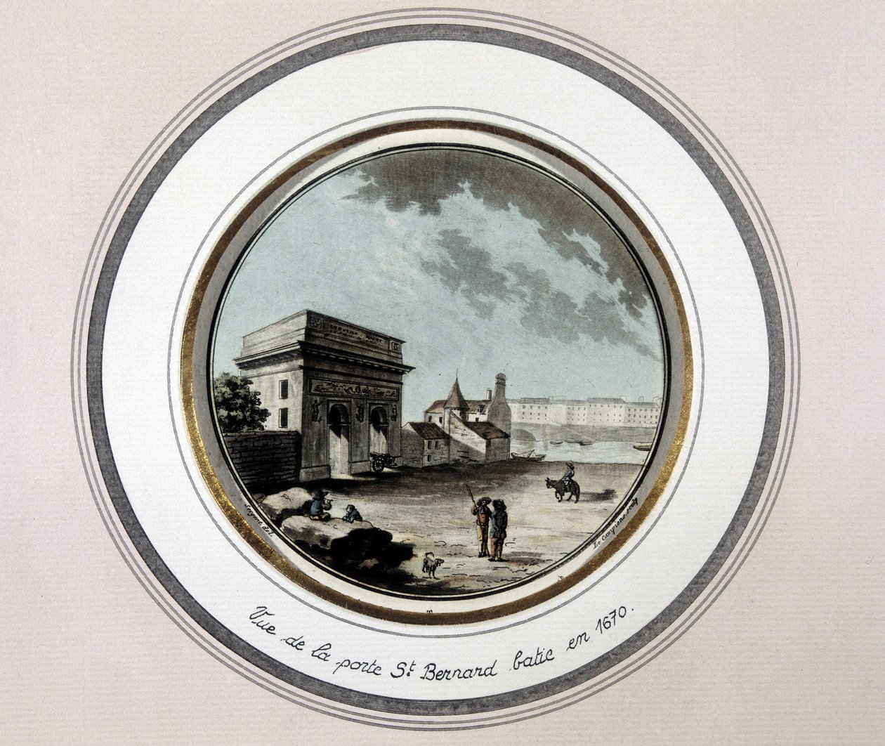 1670 yılında inşa edilen St Bernard Porte