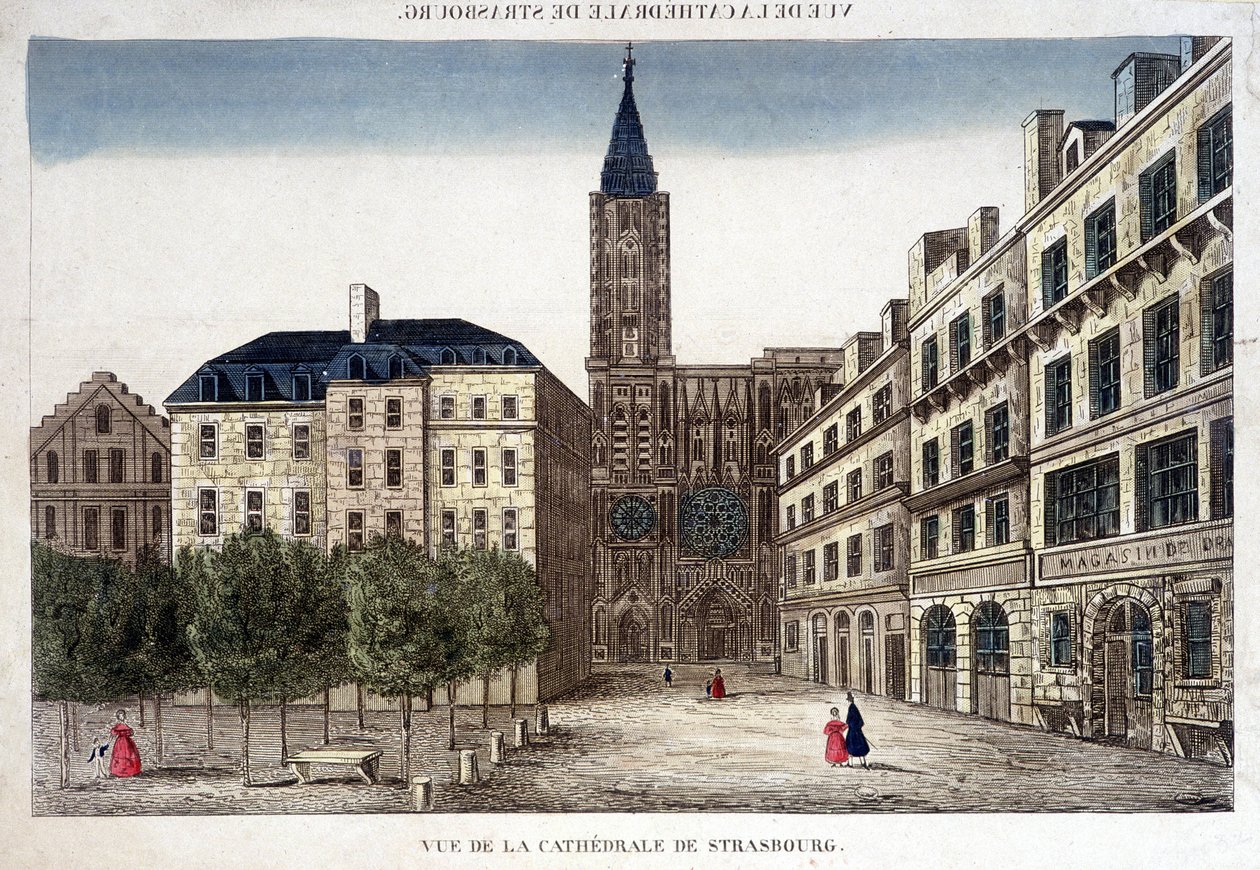 18. yüzyılda Strasbourg Katedrali