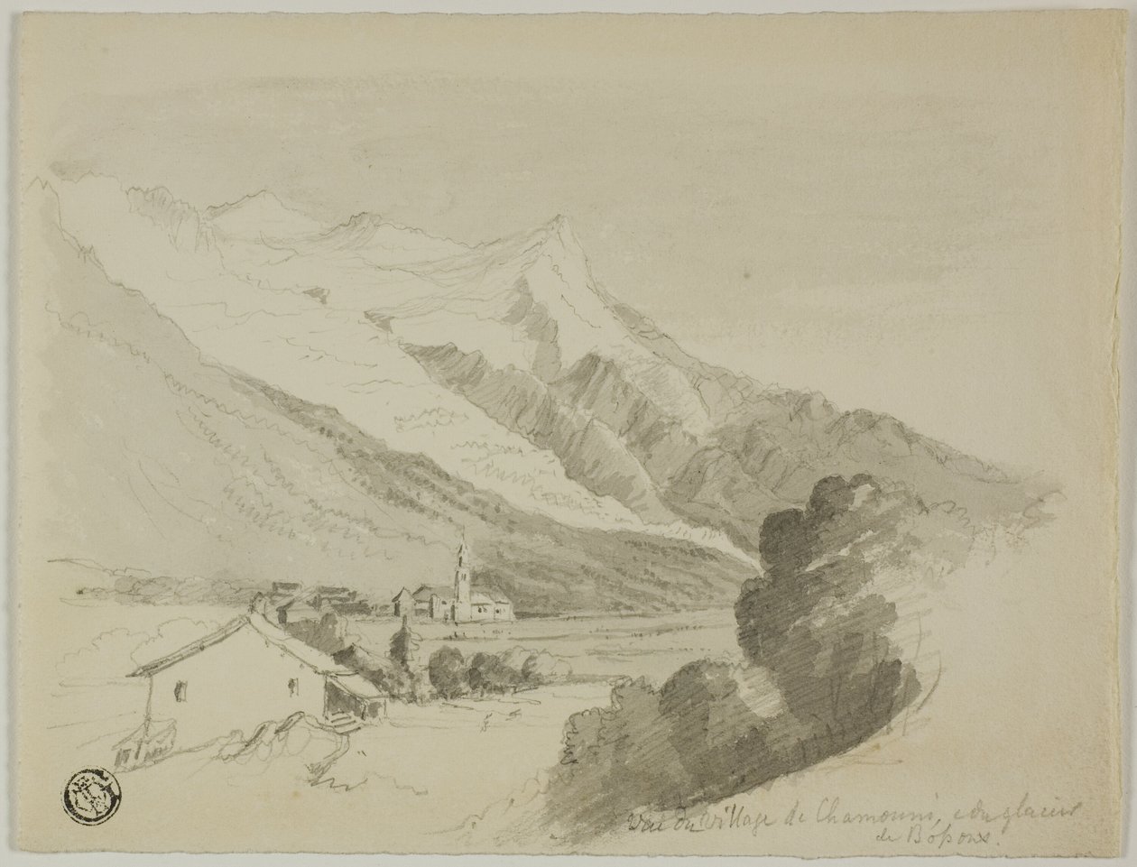 Chamonix Köyü ve Bossons Buzulu