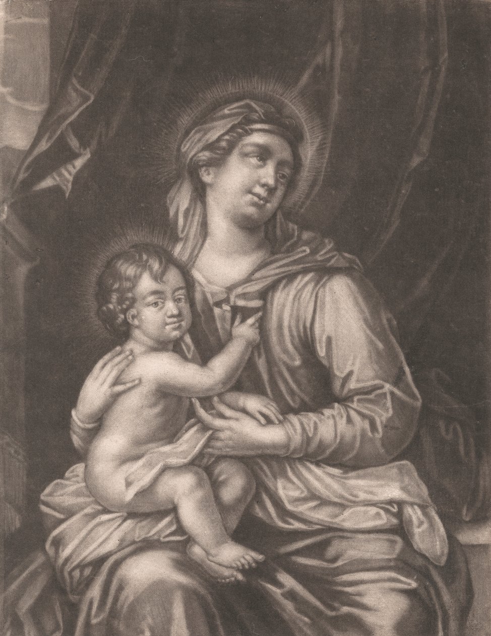 Bakire ve Çocuk by Unknown artist