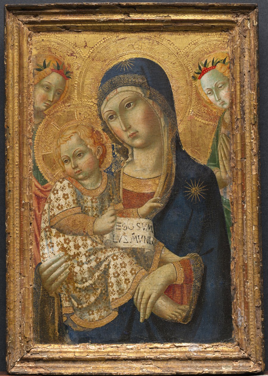 Bakire ve Çocuk Enthroned by Unknown artist