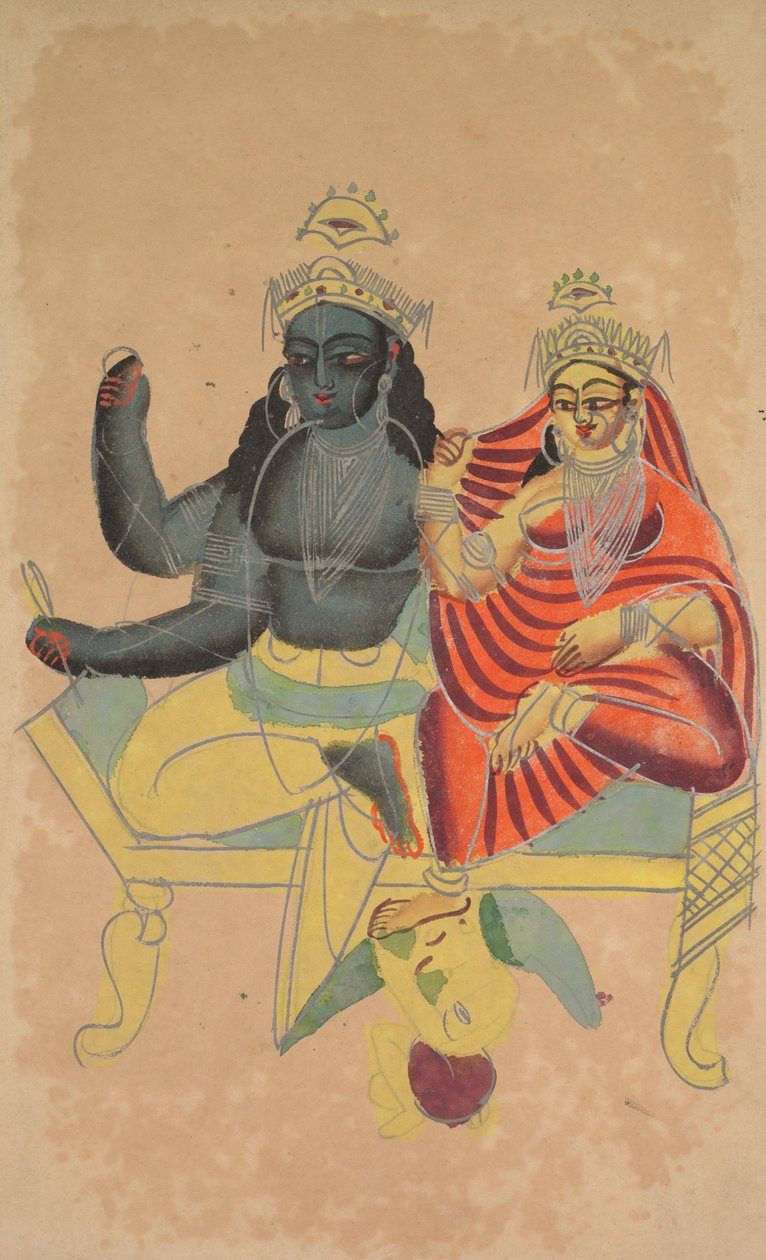Vişnu ve Lakshmi by Unknown artist