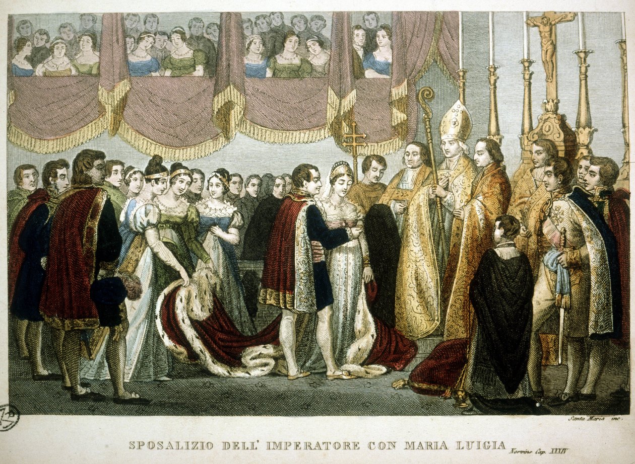 Napolyon I ve Mary - Habsburg Louise arasında Viyana
