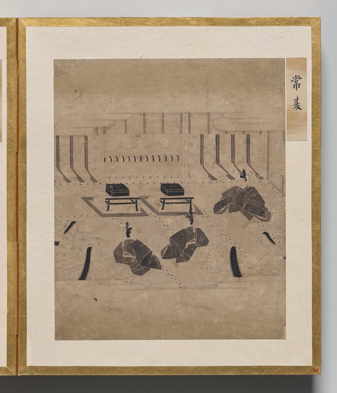 Genji Masalı için Çizimler Albümünden Yabani Karanfil by Unknown artist