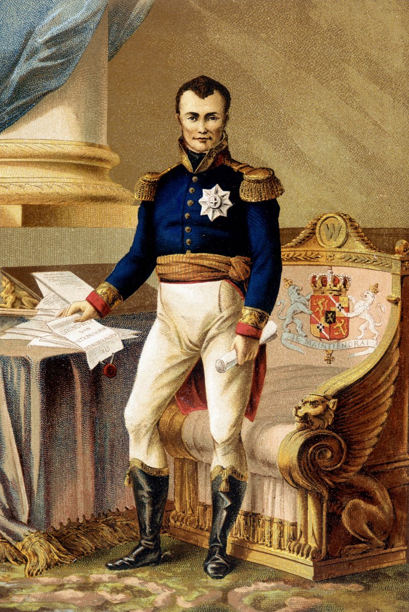 Hollanda Kralı I. William - 1815 Anayasası ile Hollanda Kralı I. William (1772-1843) - Hollanda Kralı I. William - (Orange-Nassau