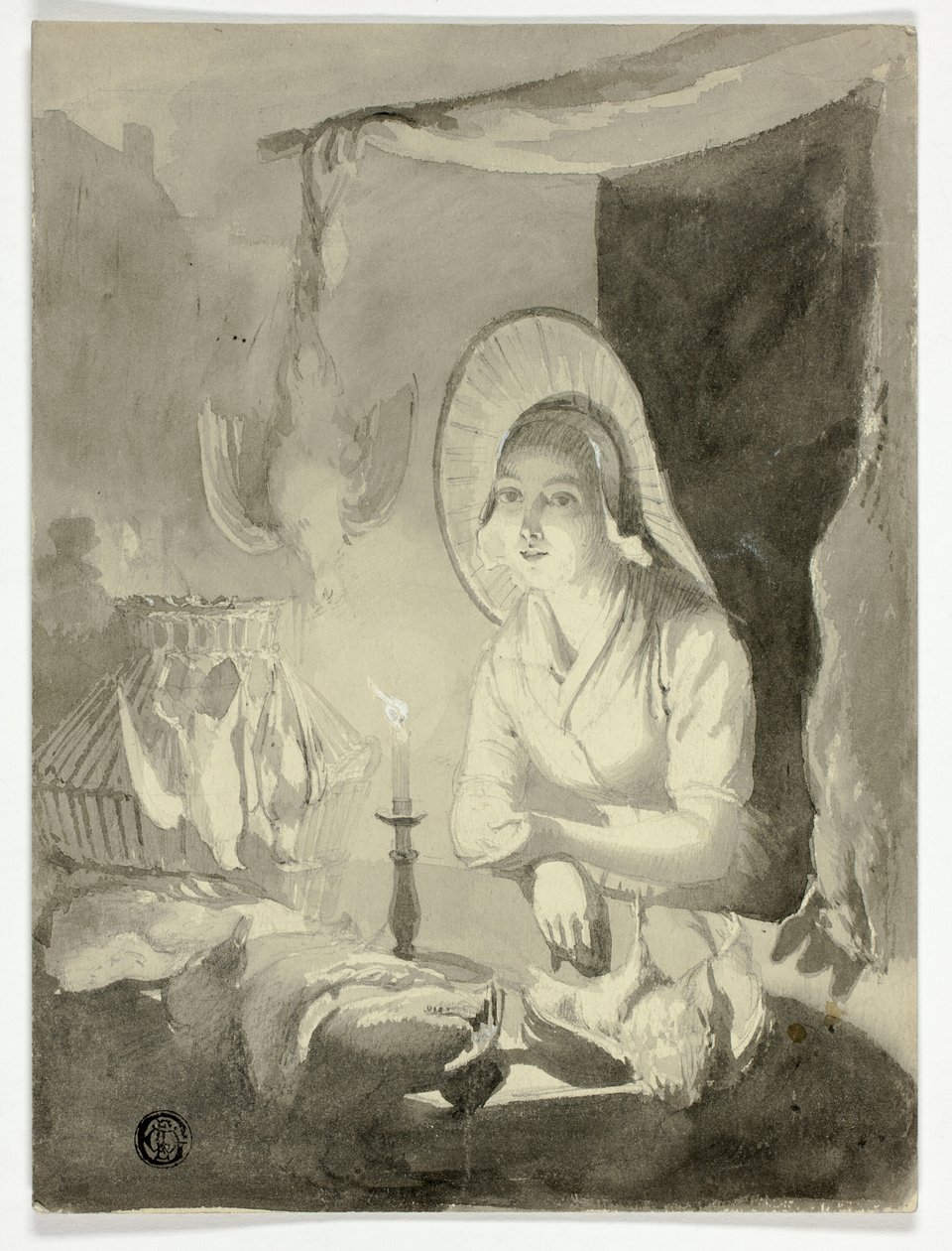 kadın soyunma tavuğu by Unknown artist