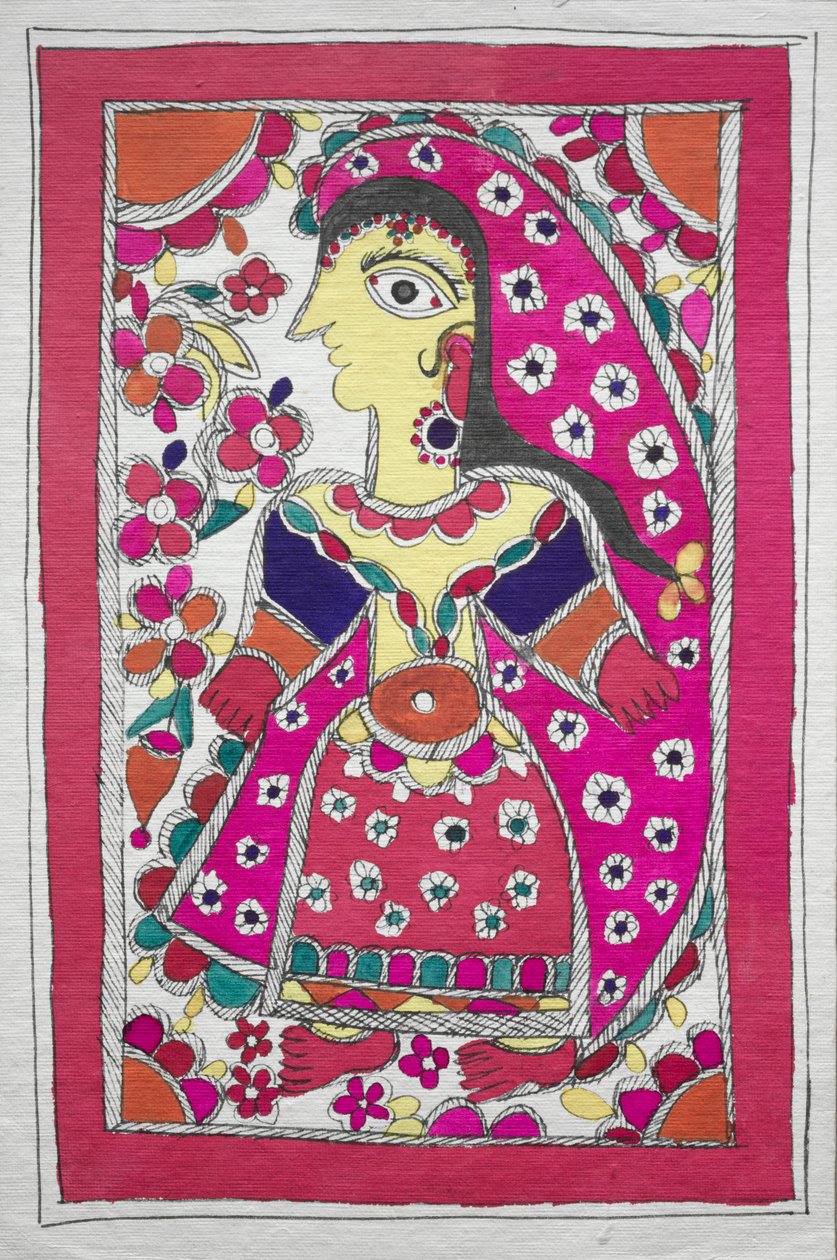 Profildeki kadın sola dönük (kadın ressam tarafından) by Unknown artist