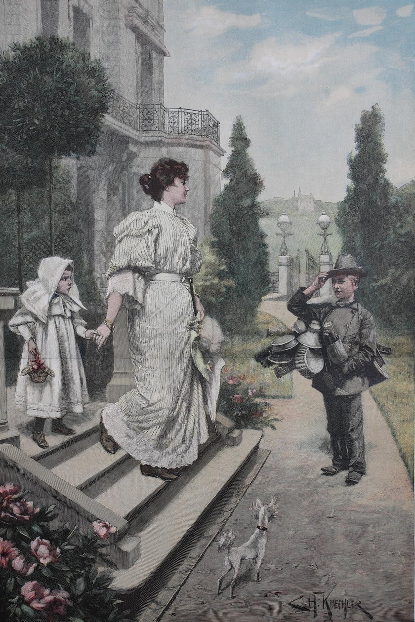 Genç seyyar satıcı, seyyar satıcı by Unknown artist