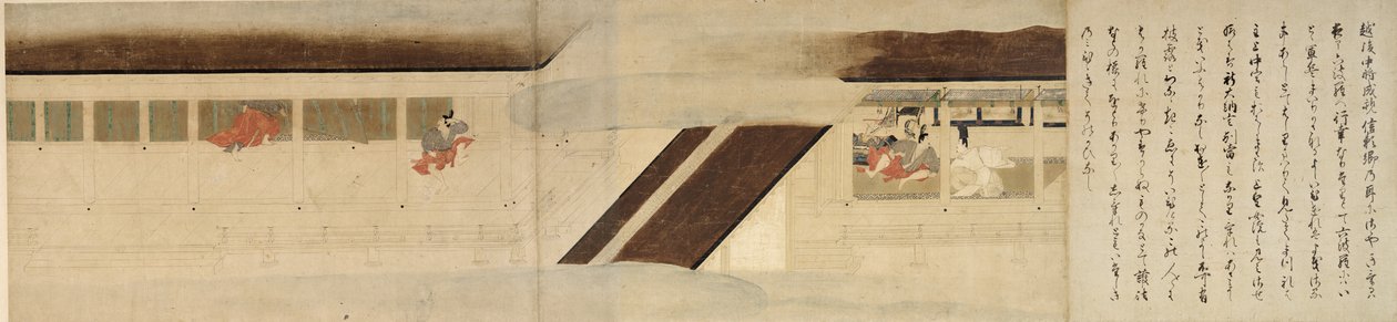 Barış zamanı hikayesi resim kaydırma (Rokuhara Tandai) by Unknown artist artist