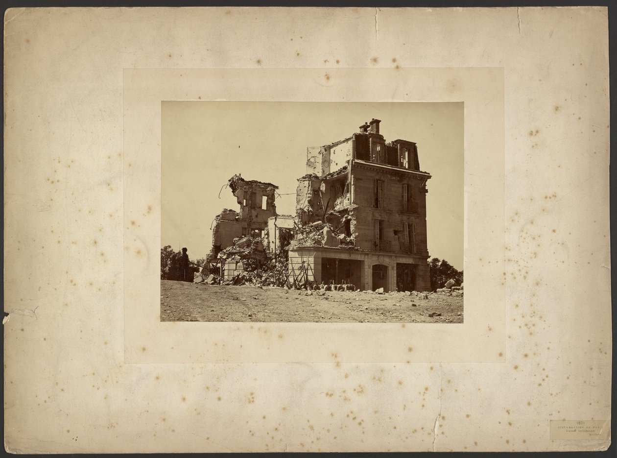 Paris Ayaklanması, Maison Delachaume, Asnières by Unknown artist/maker