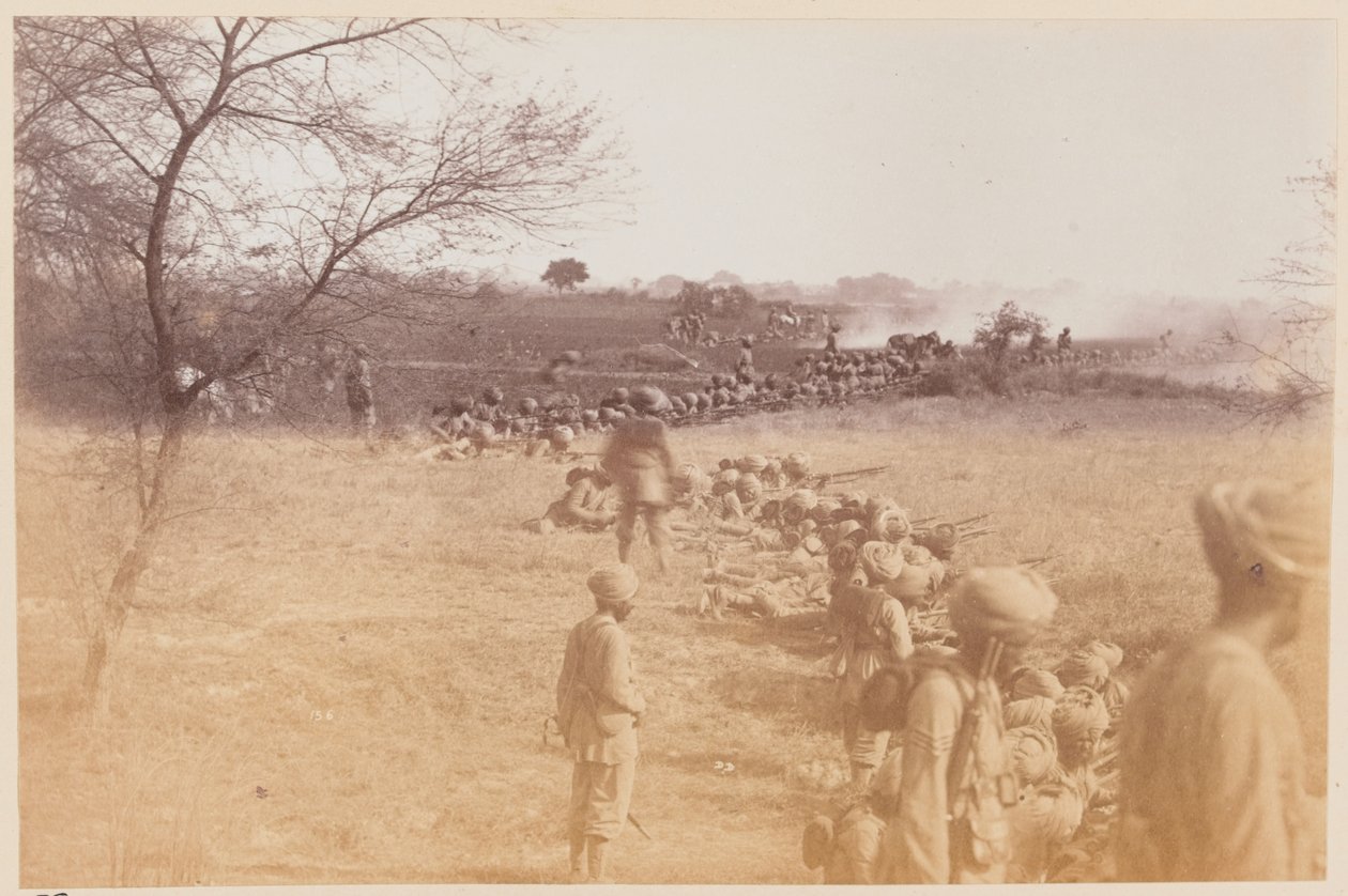 14. Sihler iş başında, Delhi Tatbikat Kampı by Unknown photographer