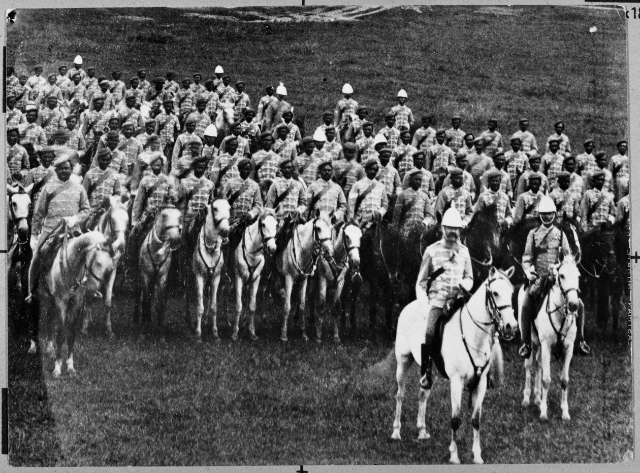 2. Madras Alayı Hafif Süvari geçit töreninde by Unknown photographer