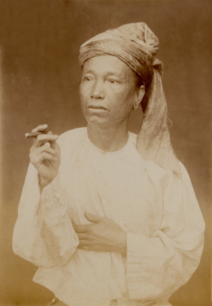 Bir Birmanyalı adam, 1885 dolaylarında by Unknown photographer