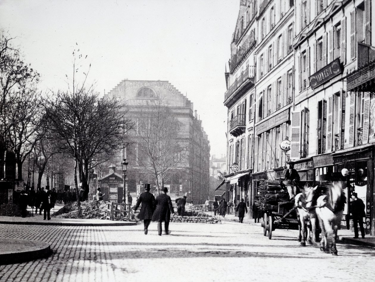 Ambigu tiyatrosu ile rue de Paris
