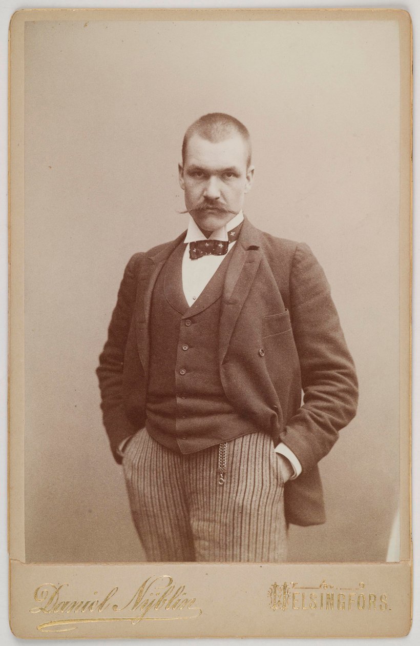Akseli Gallen Kallela (1867-1931) - Akseli Gallen-Kallela - Anonim. Fotoğraf by Unknown photographer