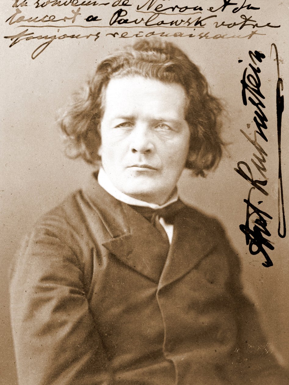 Anton Grigorievich Rubinstein. Rus piyanist ve besteci (d, Podolsk yakınlarındaki Vykhvatintsy