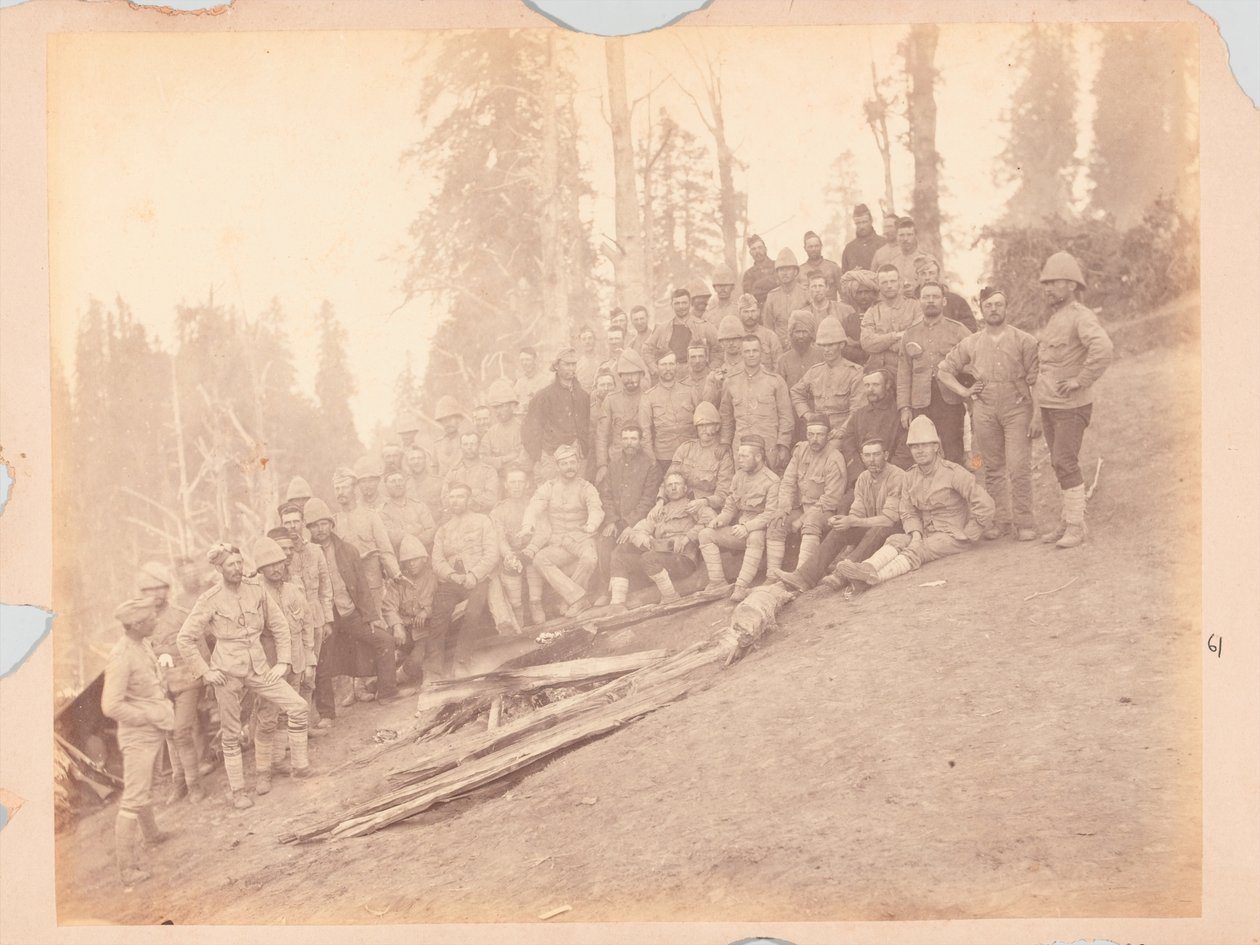 İngiliz subaylar, Kara Dağ Seferi by Unknown photographer