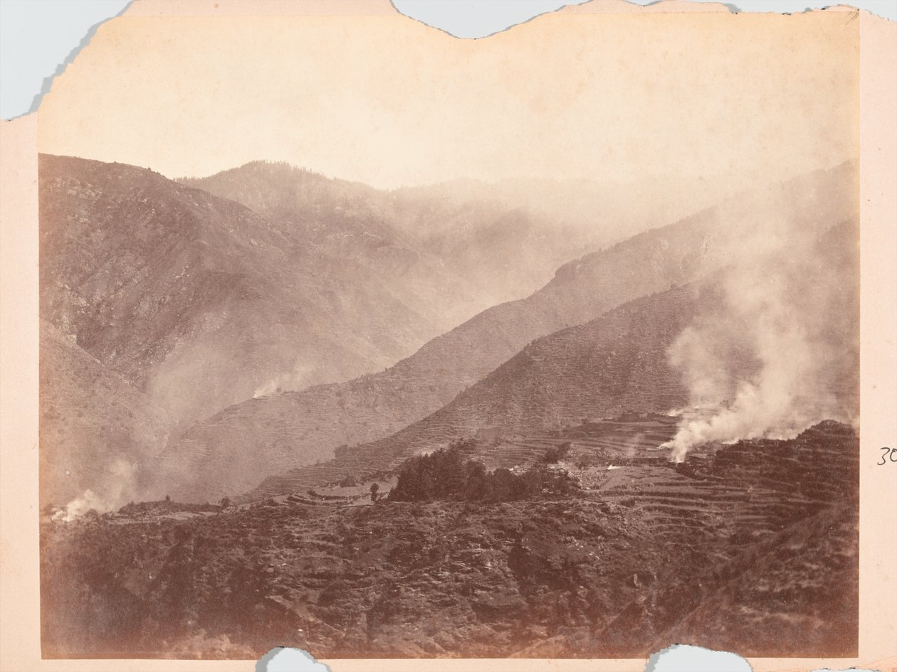 Yanan köy, Kara Dağ seferi by Unknown photographer