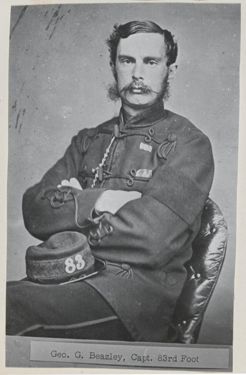 Kaptan George G Beazley, 83. (Dublin Kontluğu) Ayak Alayı by Unknown photographer