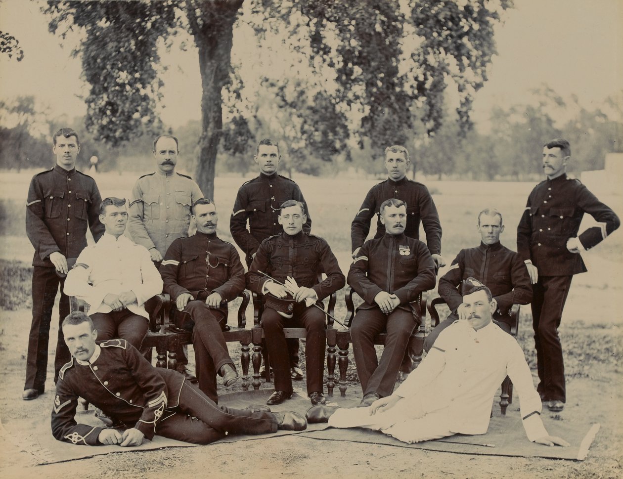 Onbaşı ?C? Bölük, 1. Tabur Bedfordshire Alayı, 1890 dolaylarında by Unknown