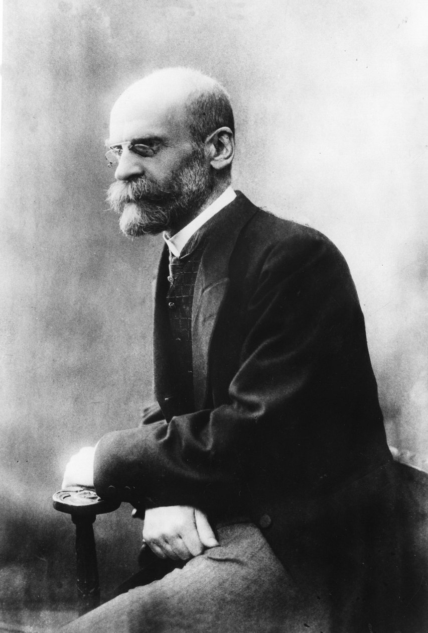 Emile durkheim. (1858 - 1917) Fransız sosyolog. by Unknown photographer