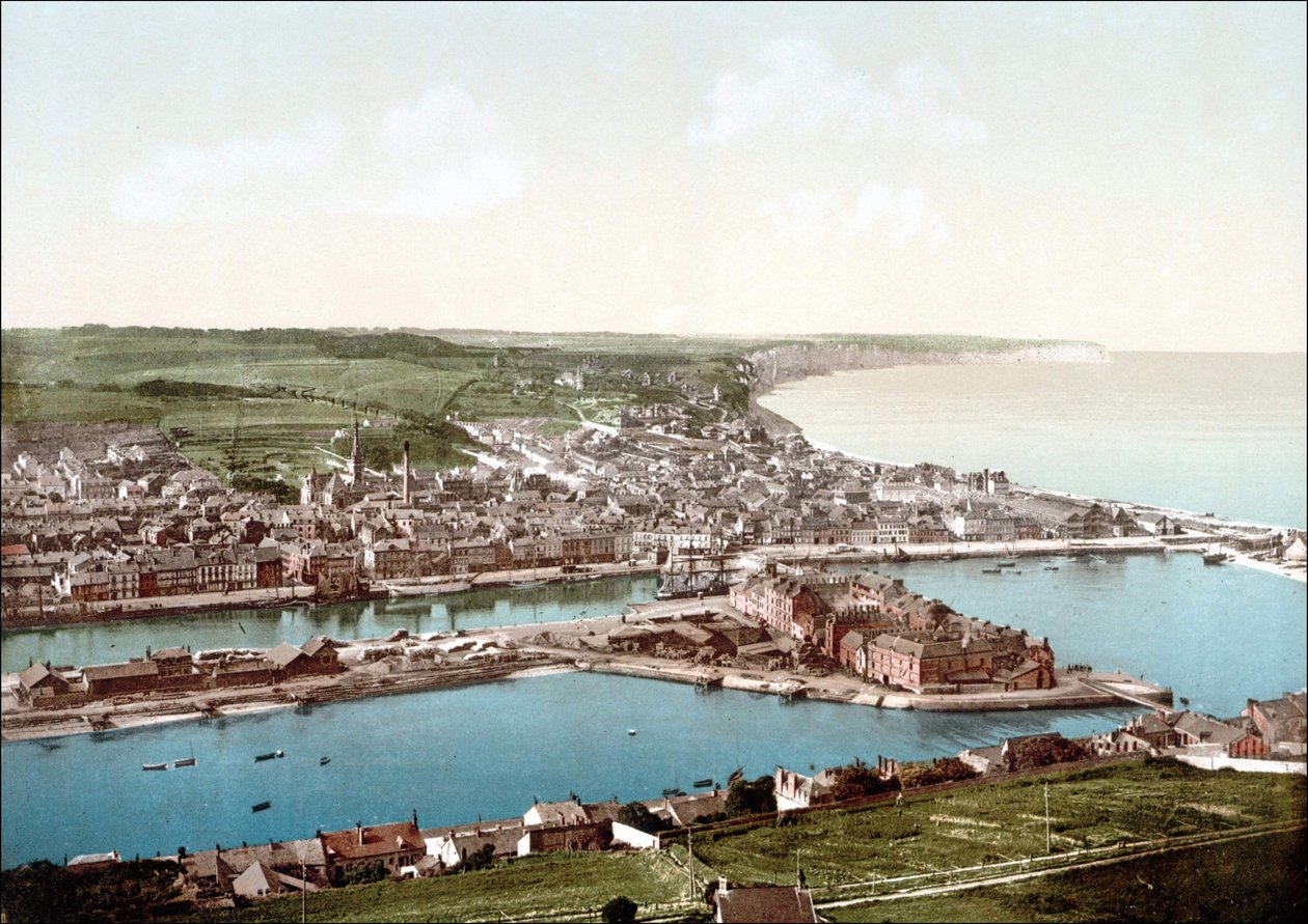 Fécamp ve kayalıkları - V. 1895 by Unknown photographer