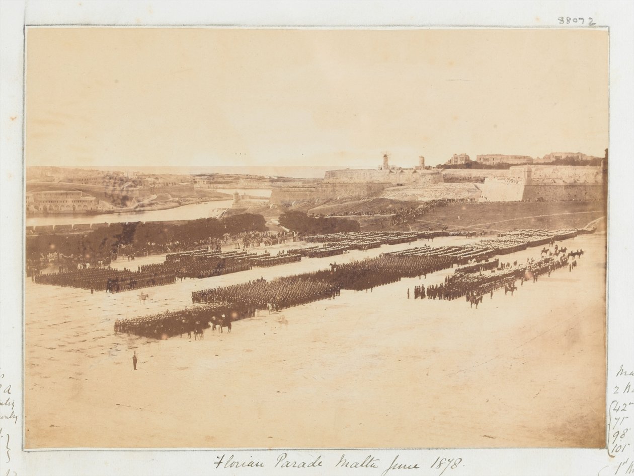 Florian Geçit Töreni, Malta, Haziran 1878 by Unknown photographer