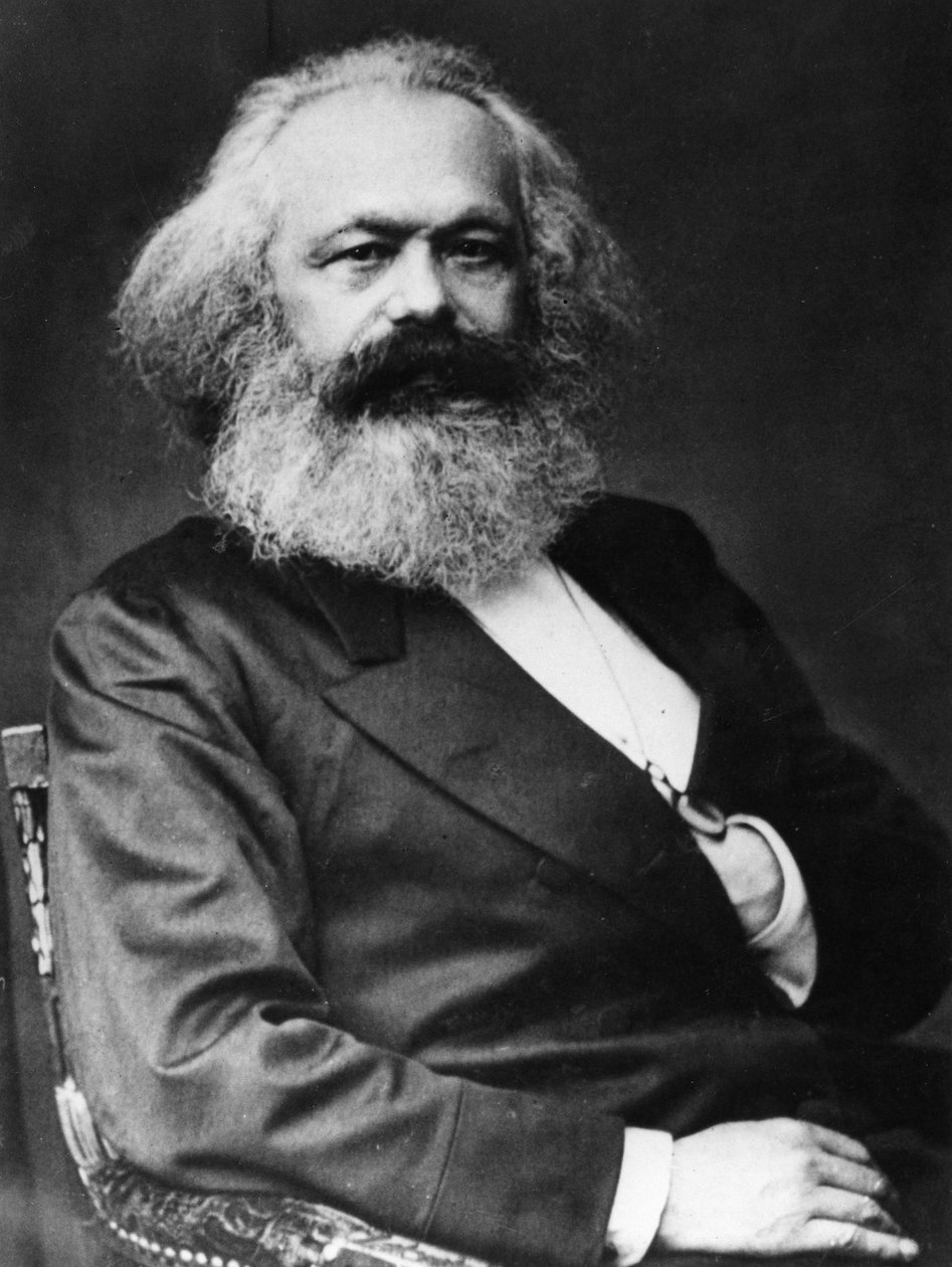 Karl Marx (1818-1893), Alman Sosyalist Teorisyeni ve Devrimci by Unknown photographer