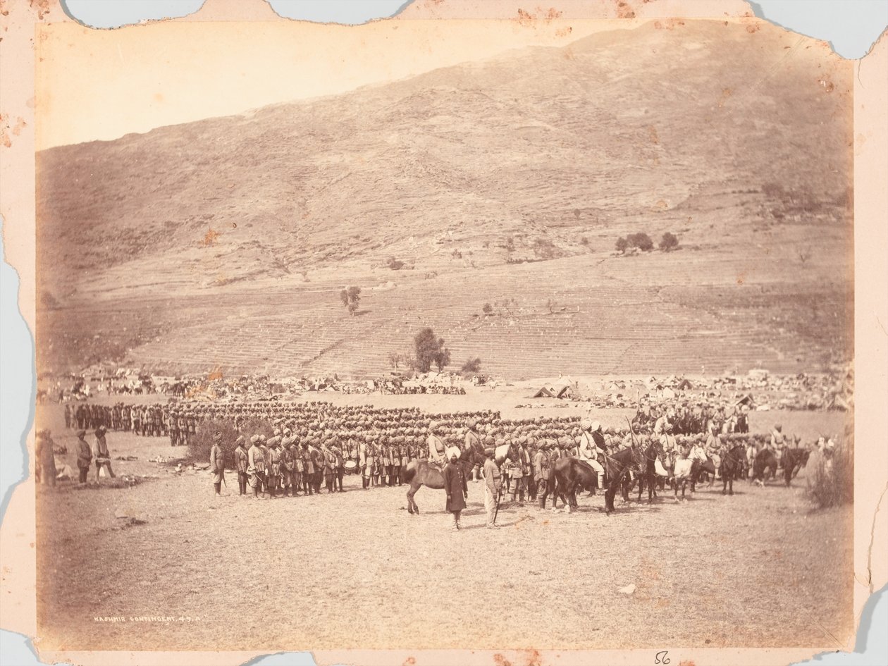 Kara Dağ seferinin Keşmir Birliği by Unknown photographer