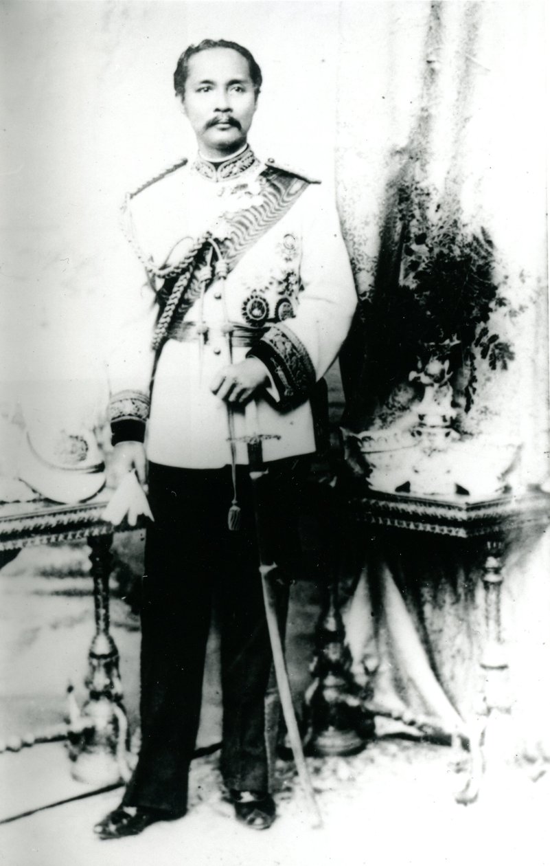 Kral Chulalongkorn, 1880 dolayları (s/b fotoğraf) by Unknown photographer