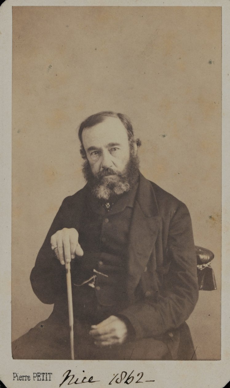 Korgeneral Sir James Outram sivil giyimli, Nice, 1862 by Unknown
