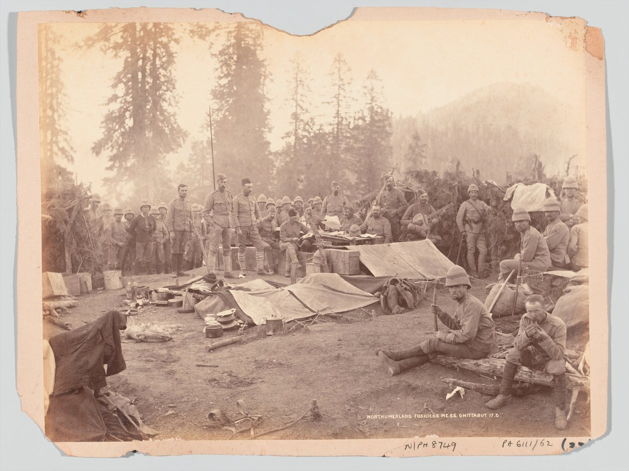 Northumberland Fusiliers, Kara Dağ seferi sırasında karışıklık, 1888 by Unknown