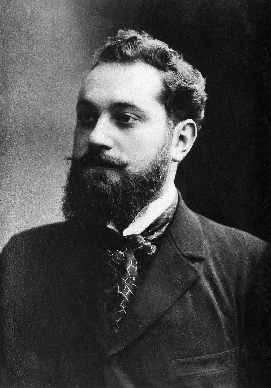 Albert Guillaume (1873-1942), Fransız ressam, illüstratör ve karikatürist portresi. by Unknown photographer