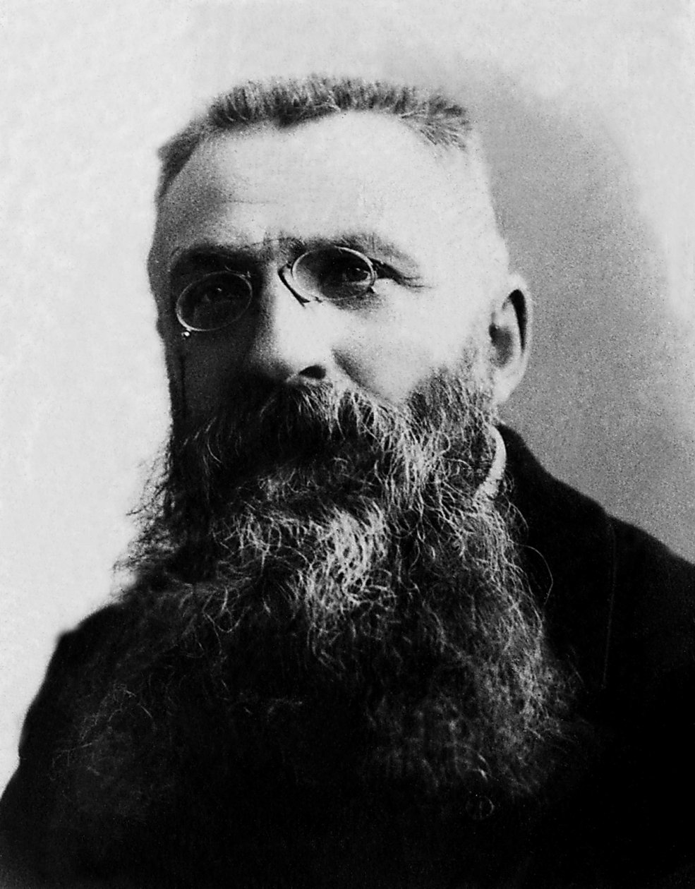 Auguste Rodin (1840-1917) Fransız heykeltıraş portresi. by Unknown photographer