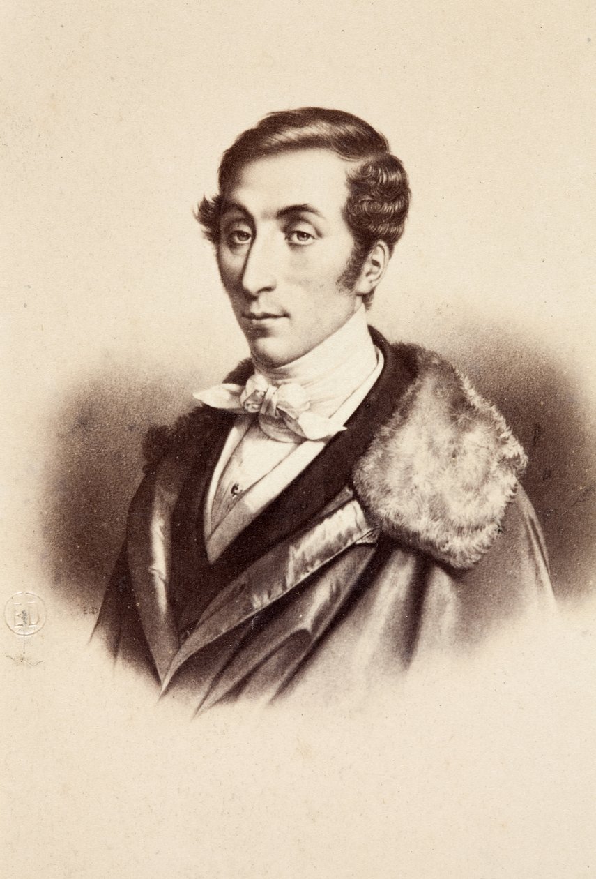 Carl Maria von Weber'in Portresi, 1860'lar (baskı) by Unknown photographer