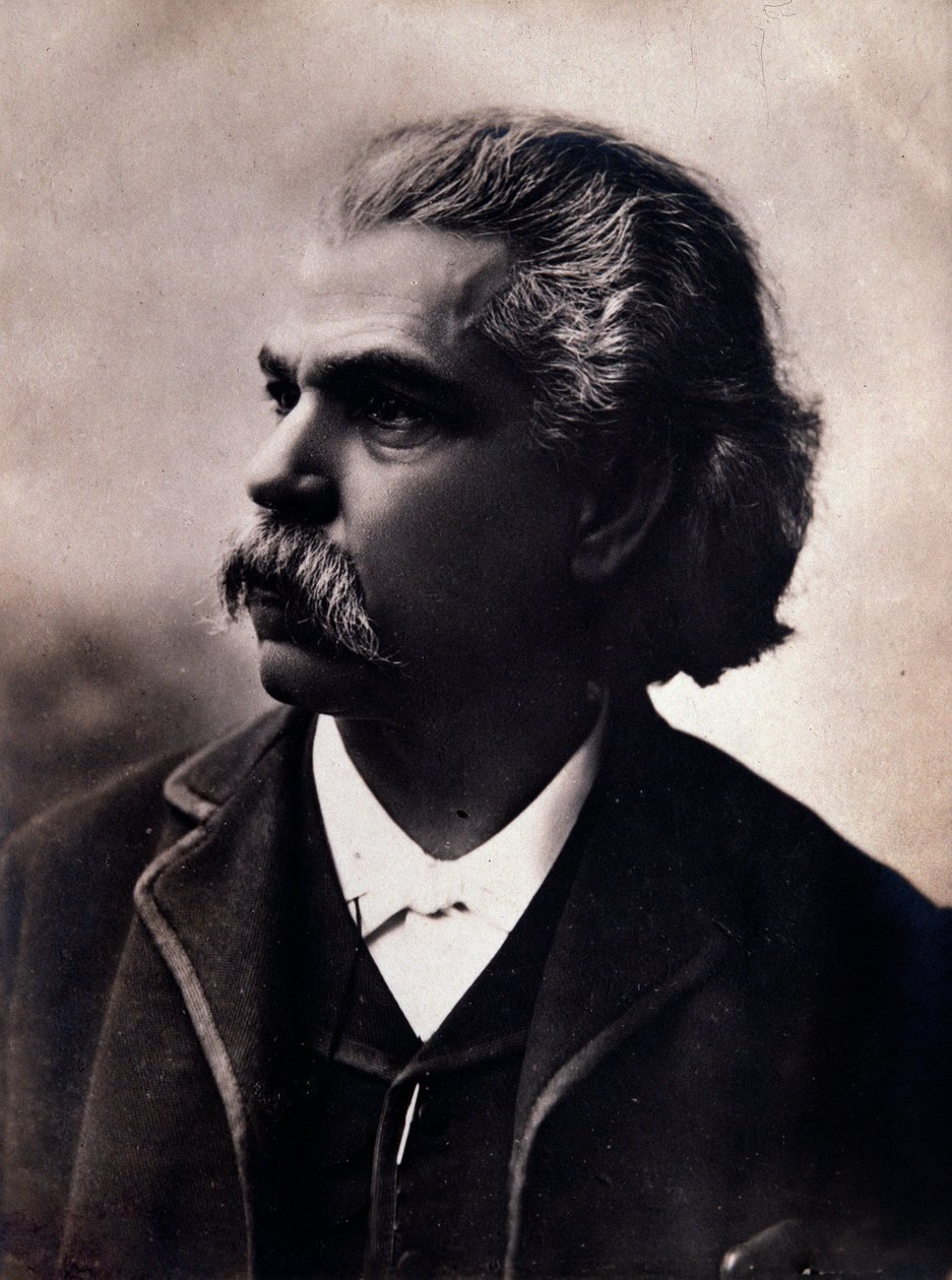 Carlos Andrea Gomes (Gomez) (1836-1896) Brezilyalı bestecinin portresi Fotoğraf. 19. yüzyıl. Bologna, Şehir Müzesi Müzesi by Unknown photographer
