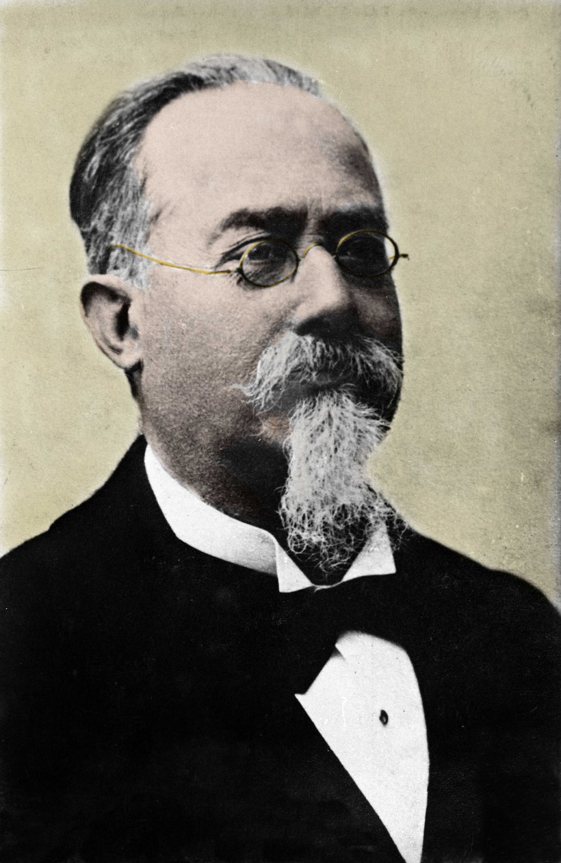 İtalyan kriminolog Cesare Lombroso'nun (1835-1909) portresi. 19. yüzyılın sonlarına ait fotoğraf by Unknown photographer