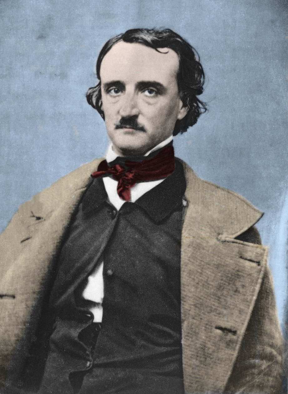 Edgar Allan Poe (1809-1849), Amerikalı yazar. by Unknown photographer