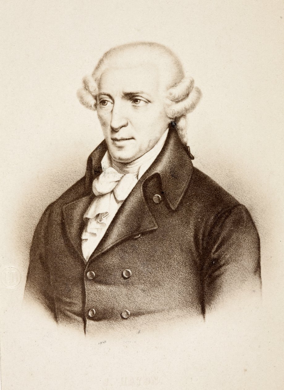 Franz Joseph Haydn'ın Portresi by Unknown photographer