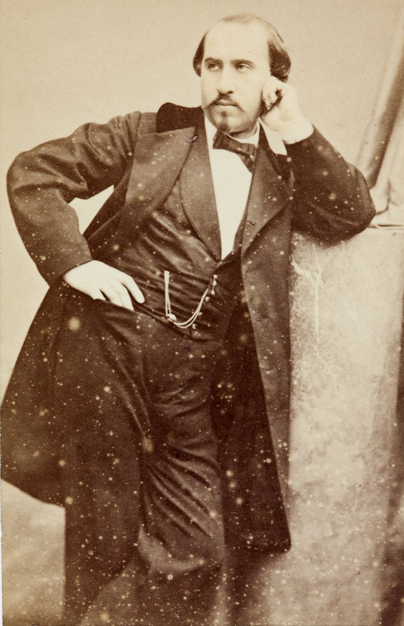 Gabriel Fauré'nin Portresi, 1860 dolayları (s/b fotoğraf) by Unknown photographer