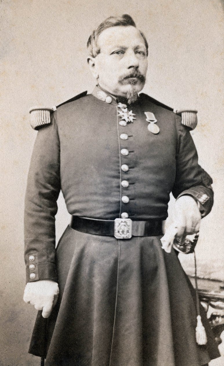 General Plombin 19. yüzyıl fotoğrafçılığının portresi by Unknown photographer