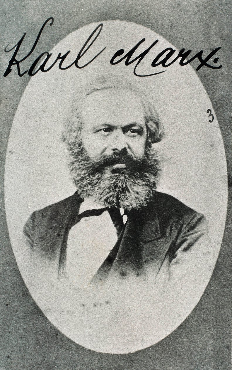 Alman filozof ve ekonomist Karl Marx