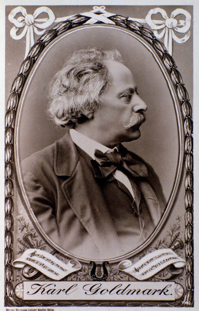 Karoly Goldmark (veya Karl) (1830-1915) Macar bestecisinin portresi Fotoğraf. 19. yüzyıl. Bologna, sivil Museo Museo by Unknown photographer