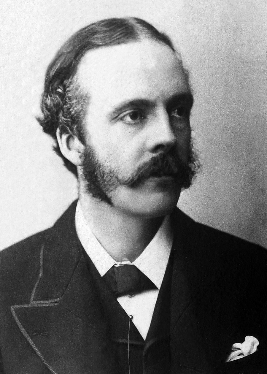 Lord Arthur James Balfour (1848-1930), İngiliz politikacı portresi. by Unknown photographer